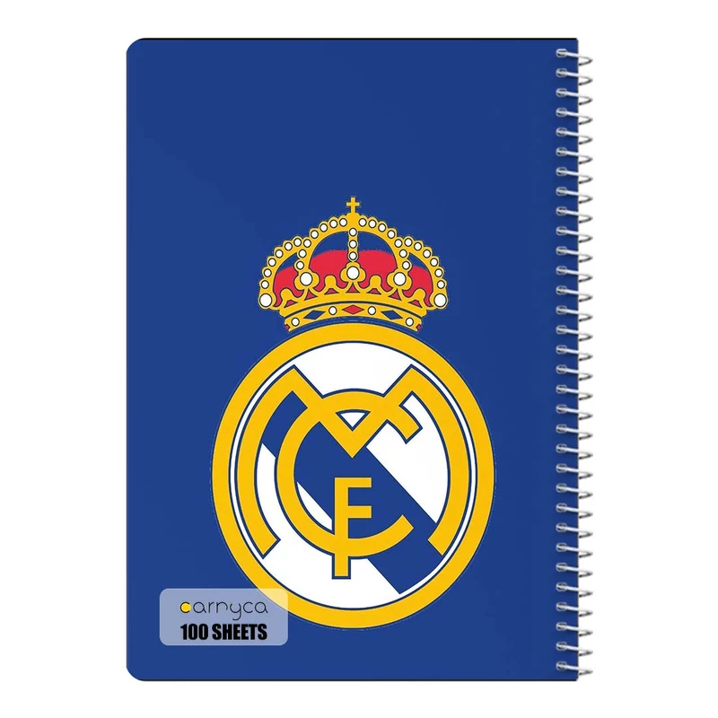 دفتر مشق 100 برگ سیمی کارنیکا طرح رئال مادرید Real Madrid کد 83727
