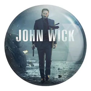 پیکسل خندالو طرح جان ویک John Wick کد 2954 مدل بزرگ