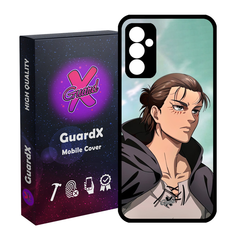 کاور گارد ایکس طرح Eren Yeager Anime مدل Glass10626 مناسب برای گوشی موبایل سامسونگ Galaxy A55 / A55 5G