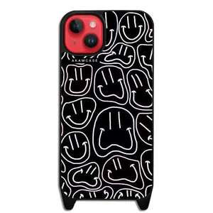 AKAM AMCWLA14PLUS-HAPPY FACE4 Cover For Apple iPhone 14 Plus