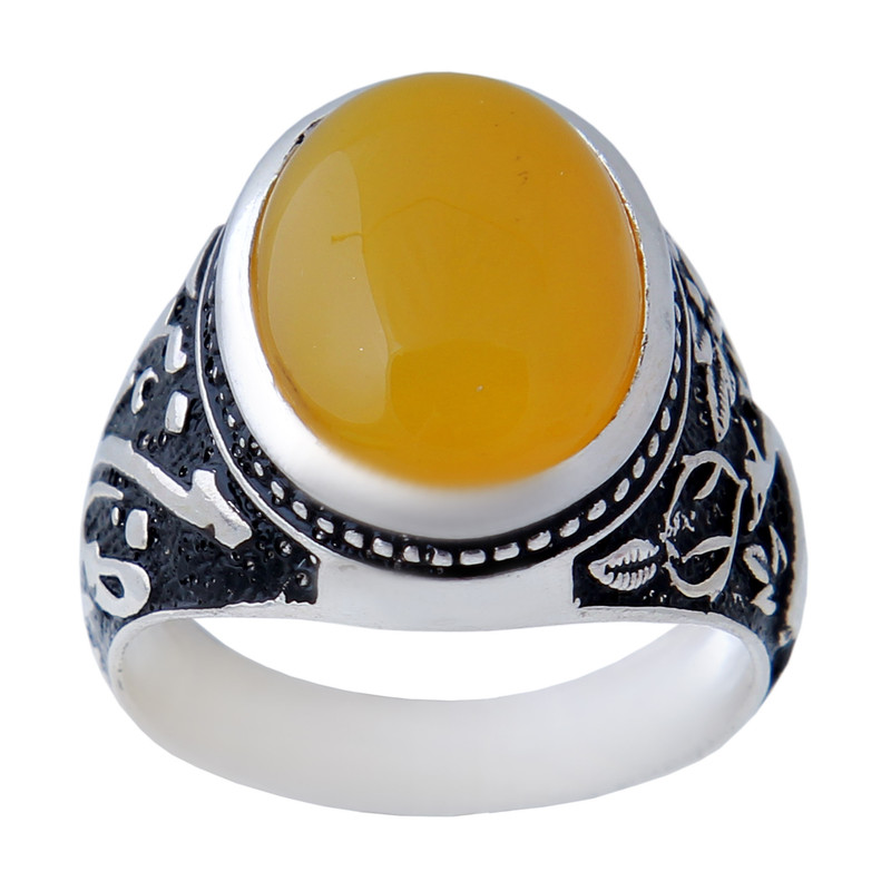  انگشتر نقره مردانه بازرگانی میلادی کد AM_834