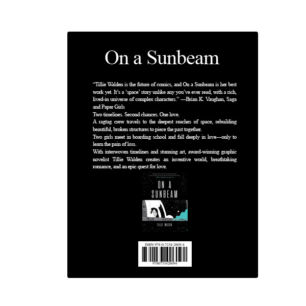 کتاب On a Sunbeam اثر Tillie Walden انتشارات نبض دانش