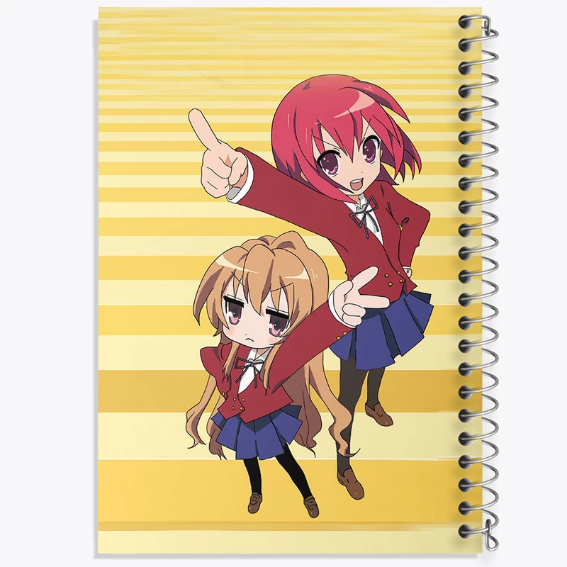 دفتر نت موسیقی 50 برگ خندالو مدل مینوری و تایگا انیمه تورادورا کد 32503