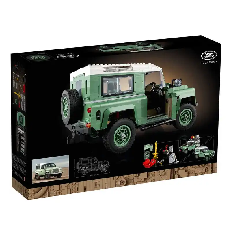 ساختنی مدل لندرور دیفندر 90 کلاسیک آیکونز کد 12336