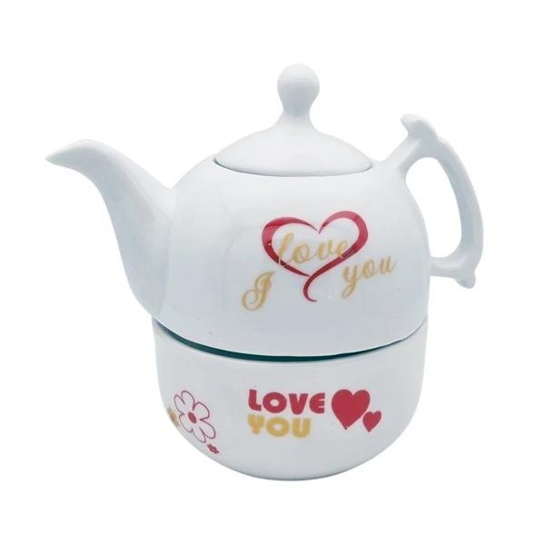 ست قوری و وارمر مدل شقایق کد 2415i گنجایش 600 میلی لیتر