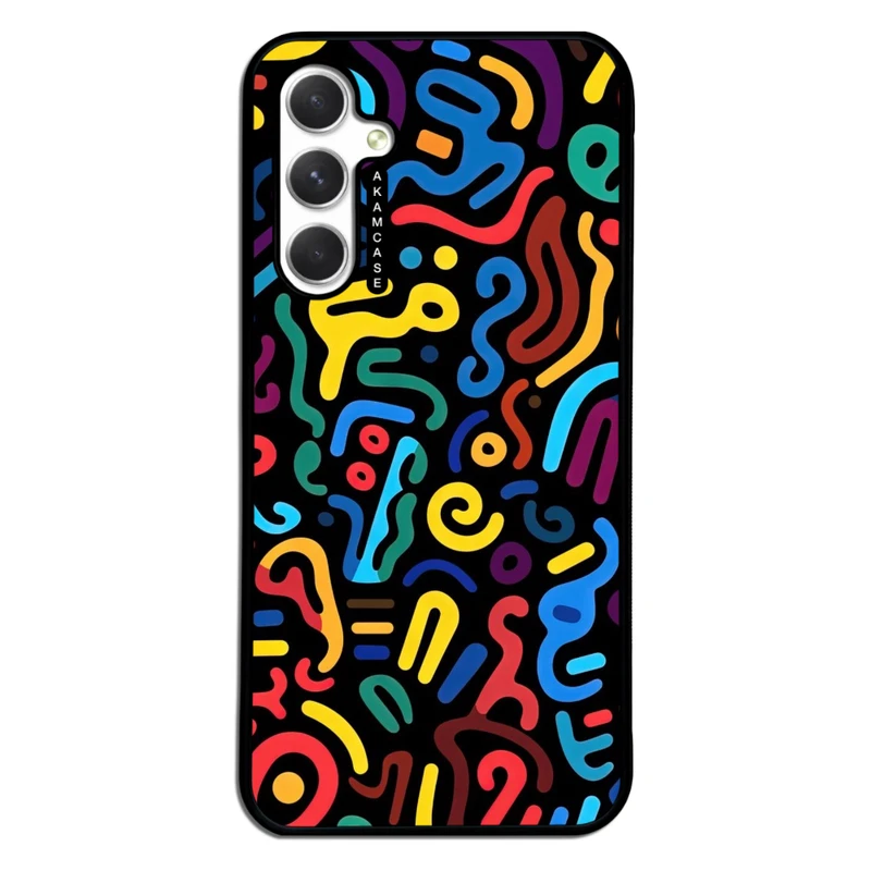 کاور آکام مدل AMC-WSGA54-DOODLE20 مناسب برای گوشی موبایل سامسونگ Galaxy A54