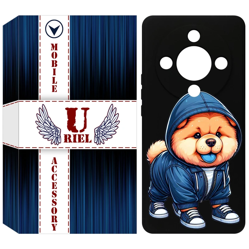 کاور یوریل مدل KSH کد 65 طرح سگ مناسب برای گوشی موبایل آنر X9b / X50 / Magic6 Lite / Magic 6 Lite