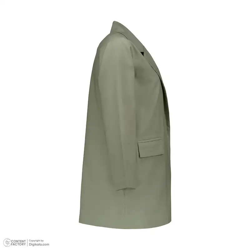 مانتو کتی زنانه دیجی استایل اسنشیال مدل cge-13 رنگ سبز