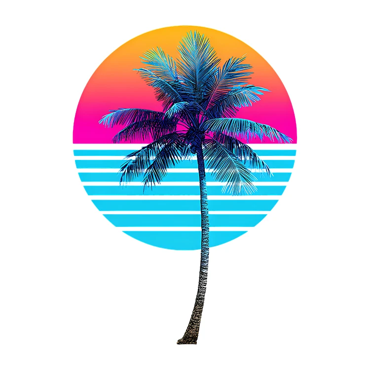 استیکر پارچه و لباس پاد آفرین مدل منظره کد S5586