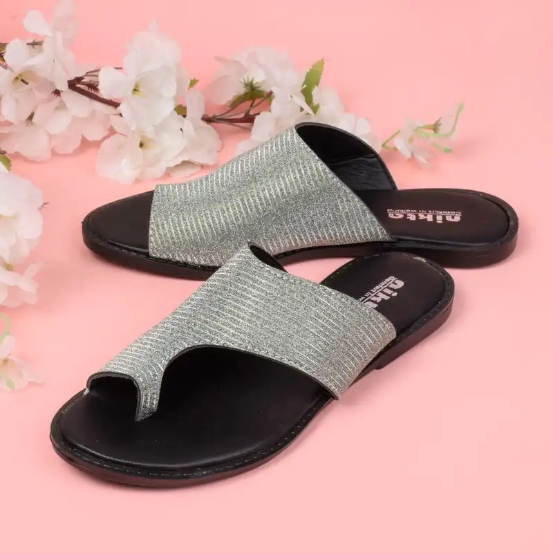 دمپایی لاانگشتی زنانه نیکتا مدل GRN.2581