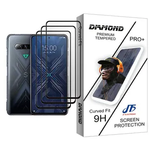 JF Diamond Glass MIX003 Screen Protector For Xiaomi Black Shark 4 Pro Pack Of 3