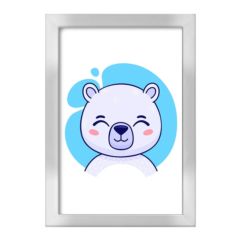 تابلو خندالو طرح خرس قطبی حیوانات بامزه کد 37133