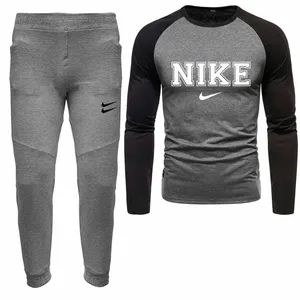 ست تی شرت و شلوار مردانه مدل 04081715 رنگ طوسی