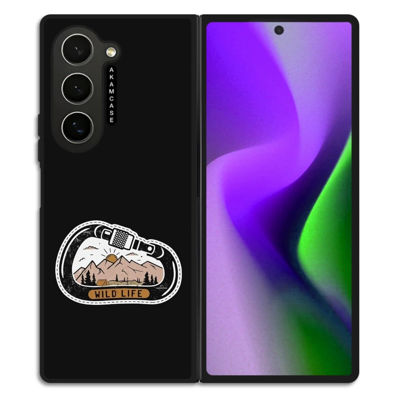 کاور آکام مدل AMC-WSGZFOLD6-MOUNTAINS-10 مناسب برای گوشی موبایل سامسونگ Galaxy Z Fold 6