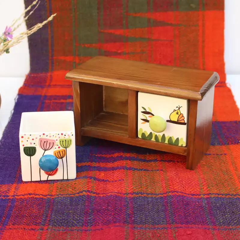 جعبه جواهرات مدل دو کشو