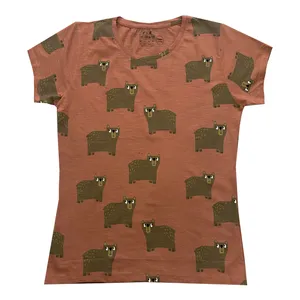 تی شرت آستین کوتاه زنانه اچ اند ام مدل th21