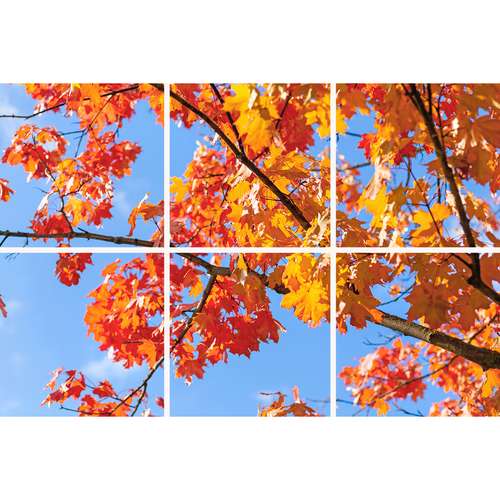 تایل سقفی آسمان مجازی مدل SK-422-2x3 سایز 60x60 مجموعه شش عددی