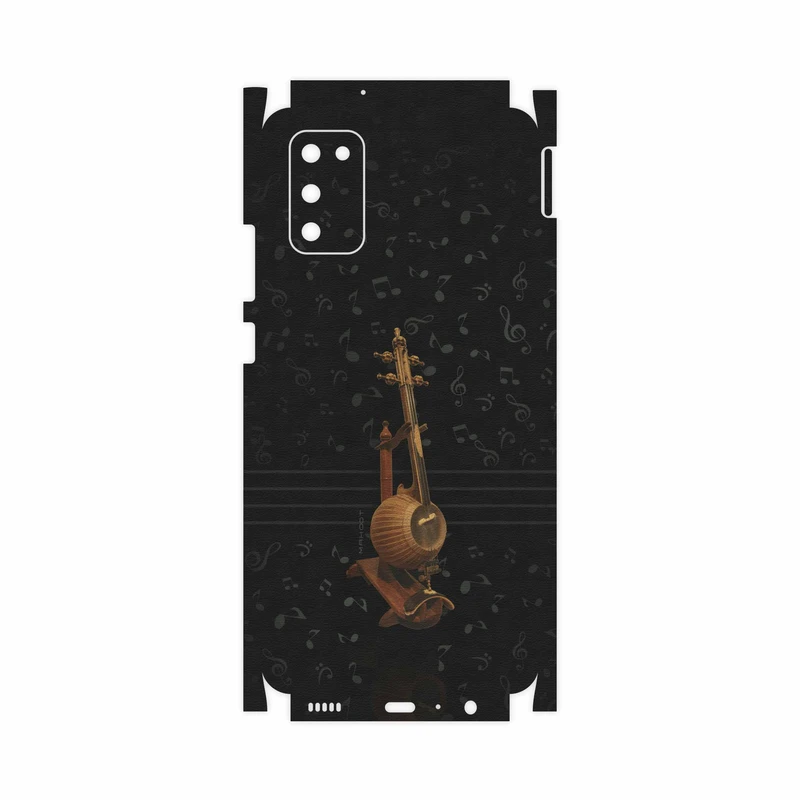 برچسب پوششی ماهوت مدل Persian Fiddle Instrument-FullSkin مناسب برای گوشی موبایل سامسونگ Galaxy A02S