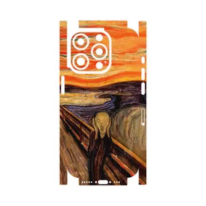 MAHOOT The Scream of Munch-FullSkin Cover Sticker for Apple iPhone 15 Pro