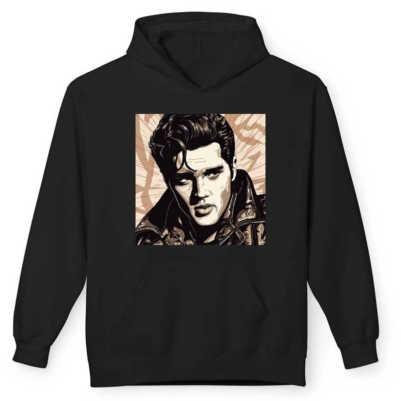 هودی مردانه مدل الویس پرسلی خواننده کد 831