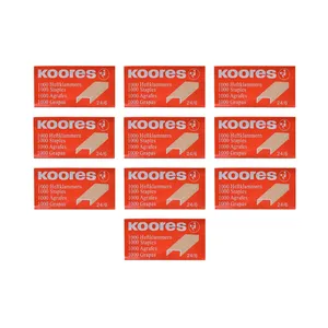 سوزن منگنه کورس طرح مسی سایز 24/6 بسته 10000 عددی