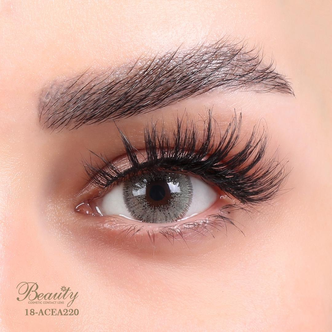 لنز چشم بیوتی مدل ACEA220 رنگ طوسی دور قهوه ای