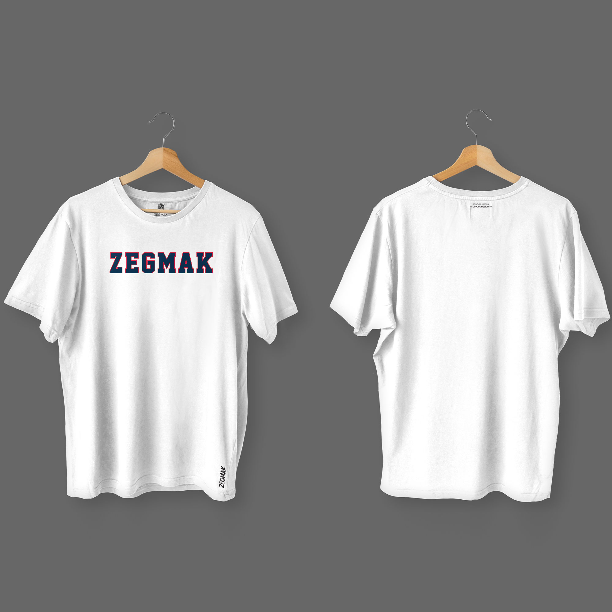 تی شرت اورسایز آستین کوتاه مردانه زگماک مدل ZEG1