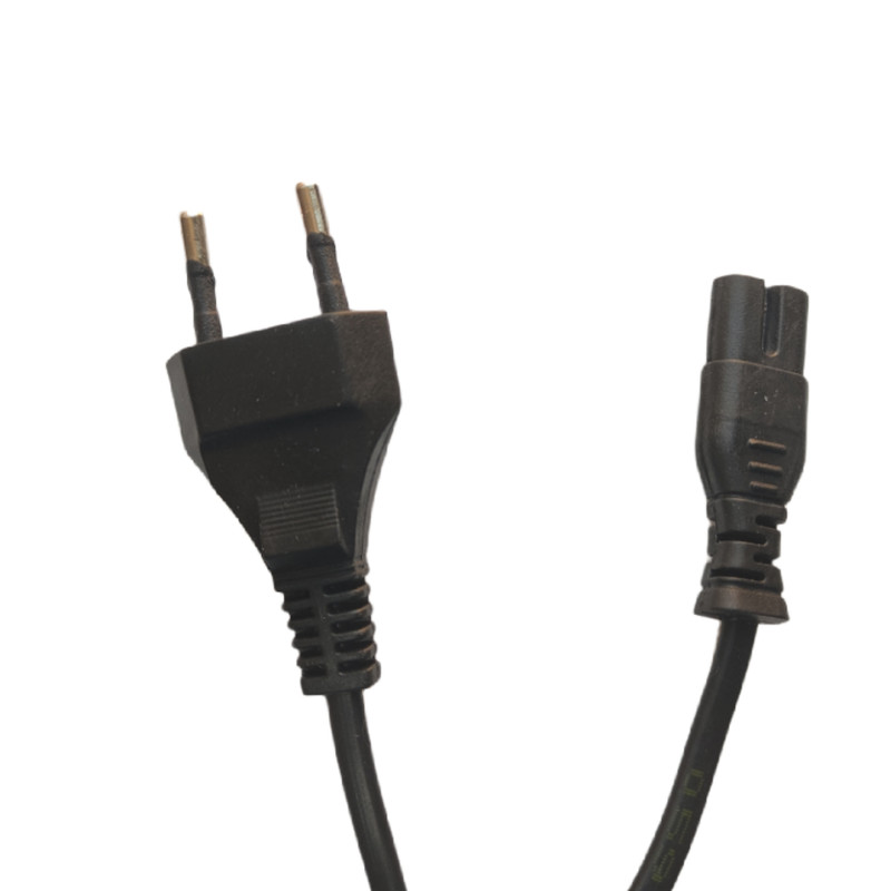 سیم رابط مدل کابل برق 2 پین چاکدار طول 1.5 متر