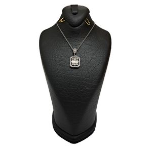 گردنبند نقره زنانه مدل مژگان کد SHL