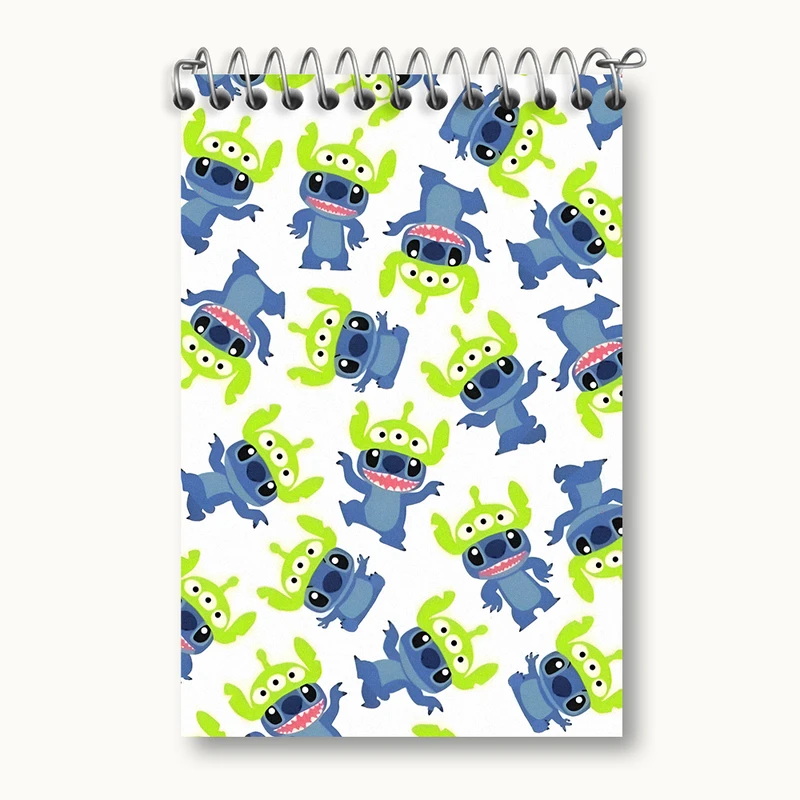 دفتر یادداشت 50 برگ خندالو طرح پترن استیچ (Stitch) کد N5219