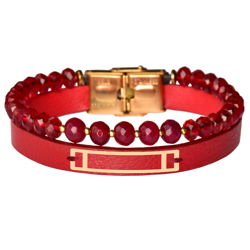 دستبند طلا 18 عیار مردانه کرابو طرح هندسی مدل Kr102288 دستبند طلا 18 عیار مردانه کرابو طرح هندسی مدل Kr102288