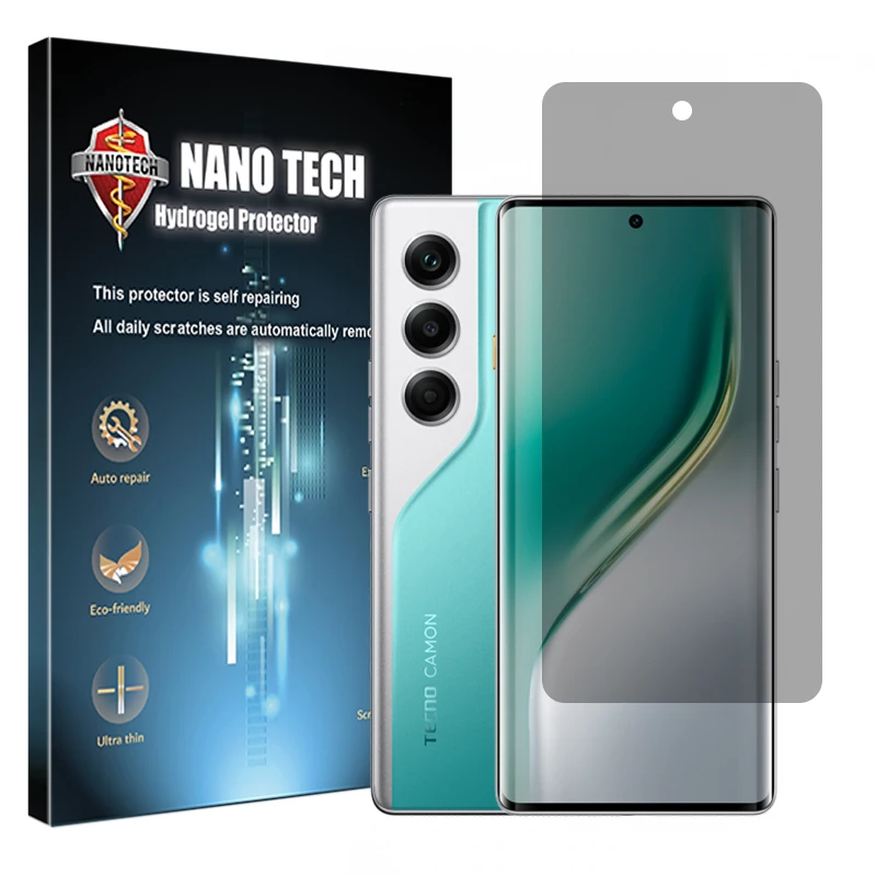 محافظ صفحه نمایش حریم شخصی نانو تک مدل Tough مناسب برای گوشی موبایل تکنو Camon 40 Pro