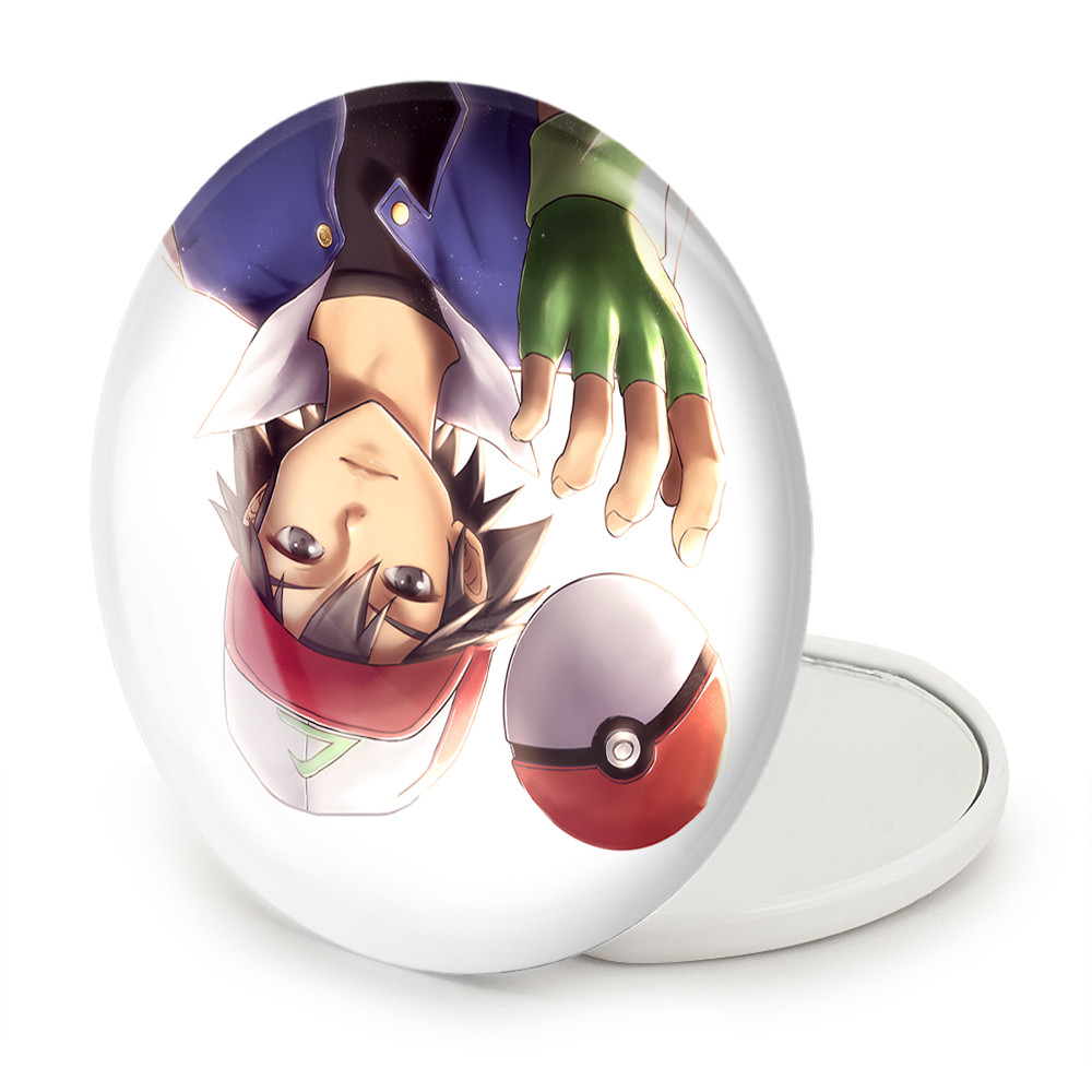 آینه جیبی خندالو طرح ساتوشی انیمه پوکمون مدل تاشو کد 17345