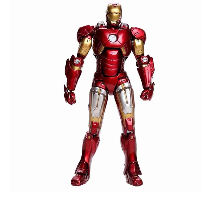 اکشن فیگور کایودو طرح مرد آهنی مدل آیرون من سری iron man مارک 7 ارتفاع 15.5 سانتی‌متر