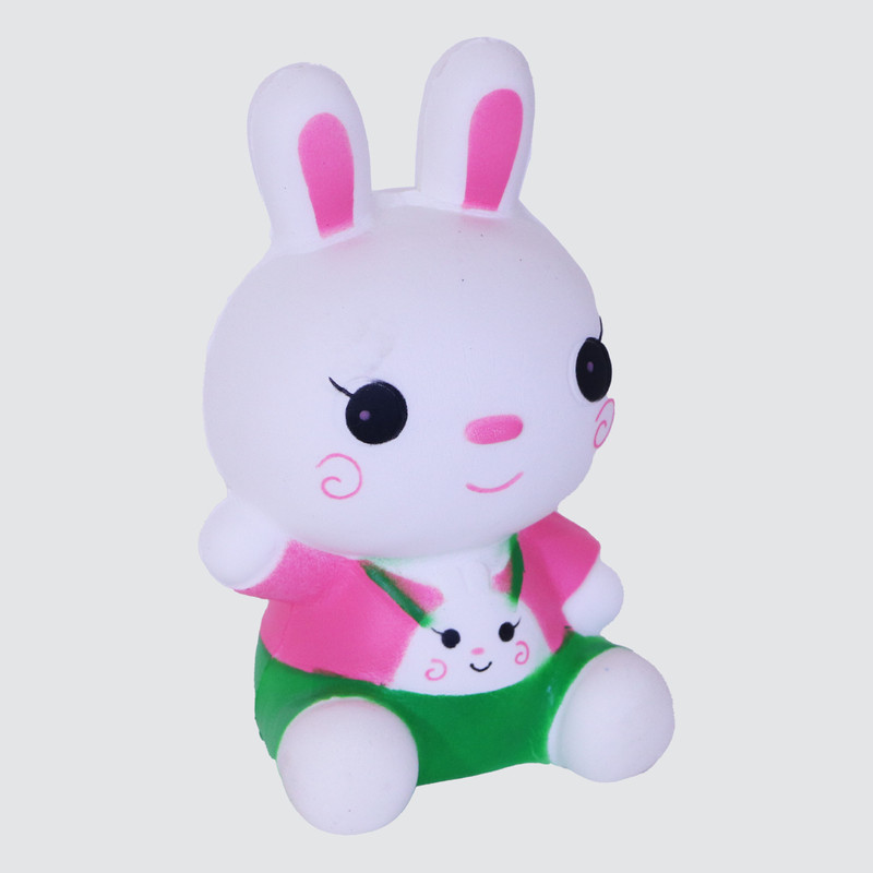 فیجت ضد استرس مدل اسکوییشی خرگوش لپ گلی نشسته