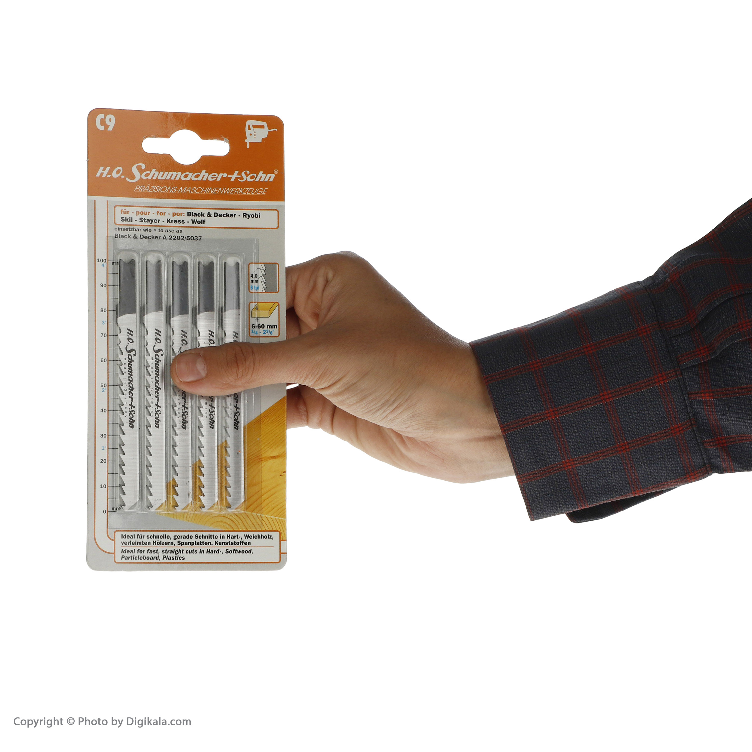 تیغه اره عمودبر اچ او شوماخر + سون مدل C9 بسته 5 عددی