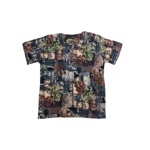 بلوز آستین کوتاه زنانه مدل هاوایی 01