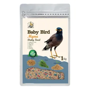 غذای خشک مرغ مینا بیبی برد مدل حشره وزن یک کیلوگرم