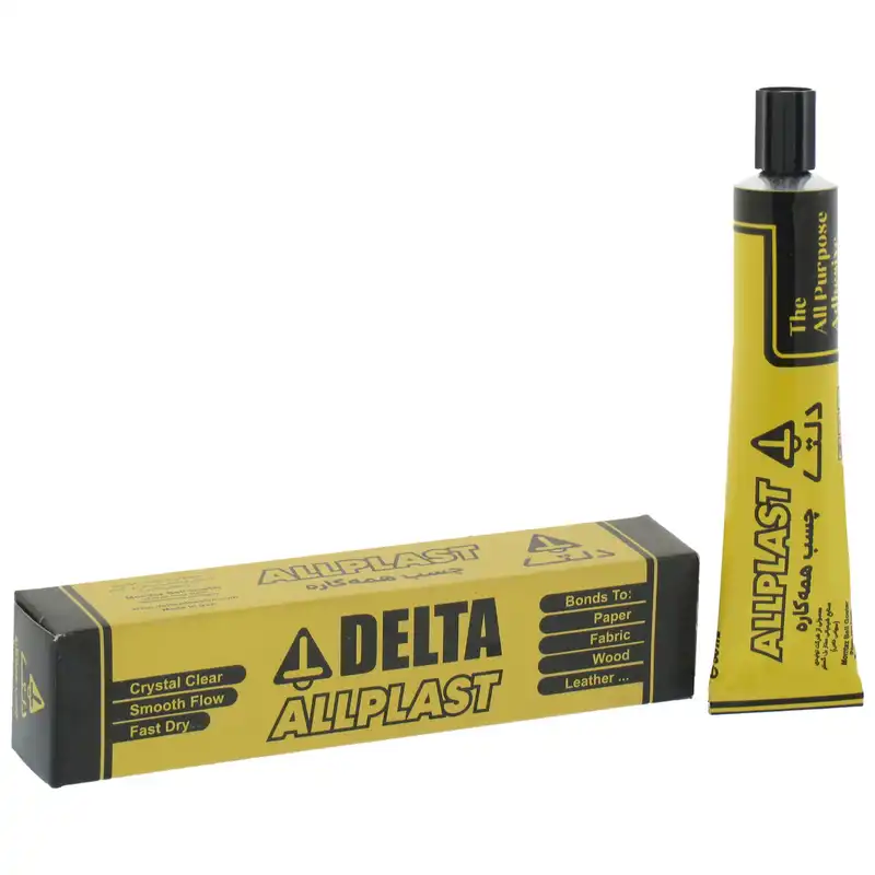 چسب همه کاره دلتا مدل Allplast حجم 50 میلی لیتر