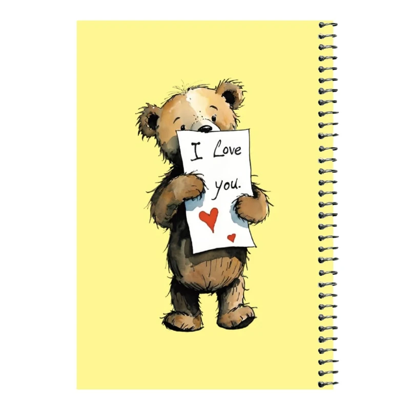 دفتر مشق 80 برگ اس جی مدل تدی عاشق    