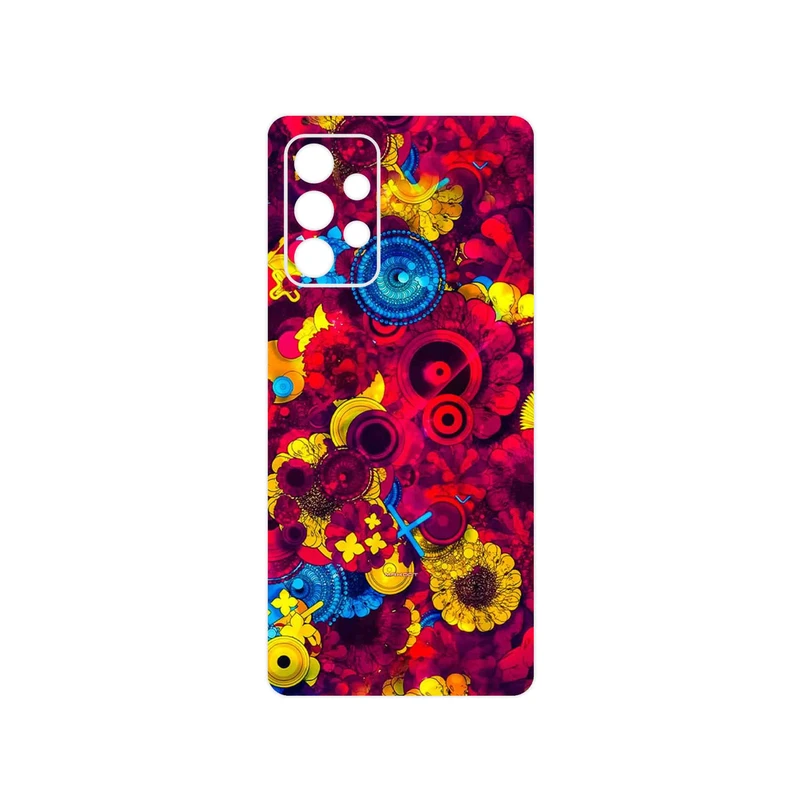 برچسب پوششی ماهوت مدل Vector Flower Garden Digital Art مناسب برای گوشی موبایل سامسونگ Galaxy A52s 5G