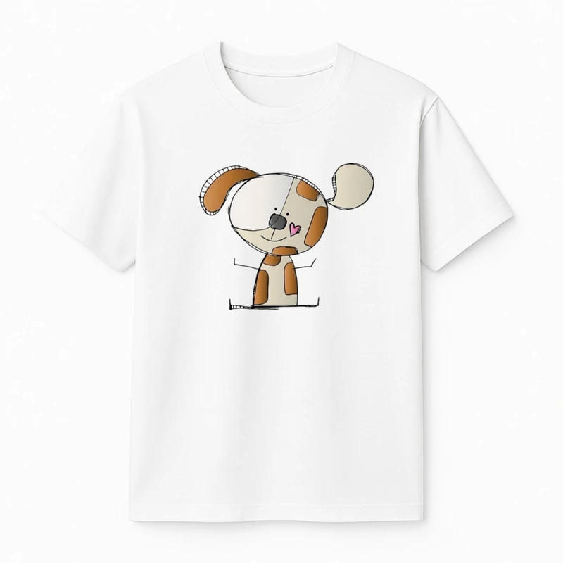 تی‌شرت آستین کوتاه پسرانه مدل سگ کد v20 