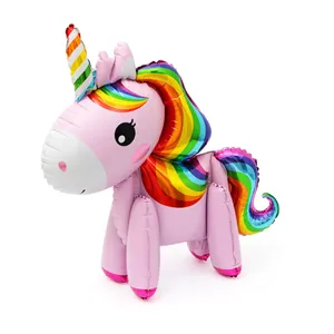 بادکنک فویلی دنیای سرگرمی های کمیاب طرح پونی شاخ دار