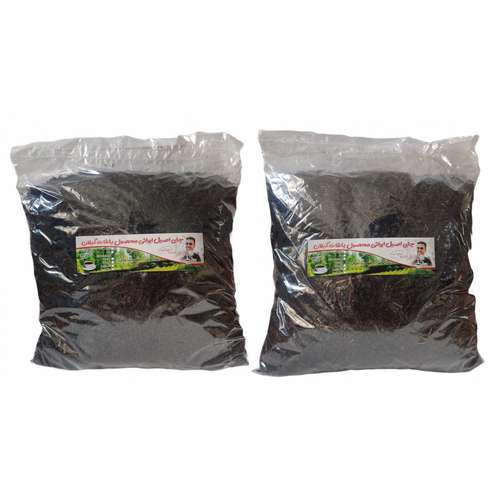 چای سیاه ایرانی قلم صادراتی و قلم درجه 1 میثم - 500 گرم بسته 2 عددی