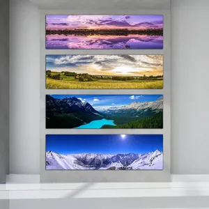 تابلو شاسی بکلیت طرح منظره طبیعت چهار فصل مدل SH-481 مجموعه 4 عددی