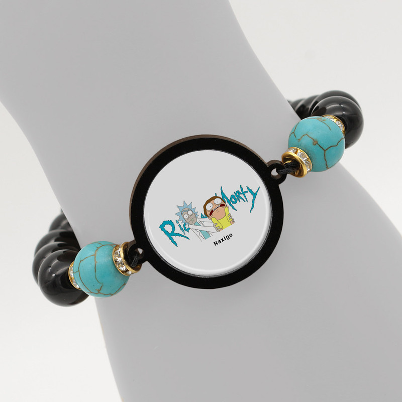 دستبند زنانه ناکسیگو طرح Rick and Morty کد BR4340