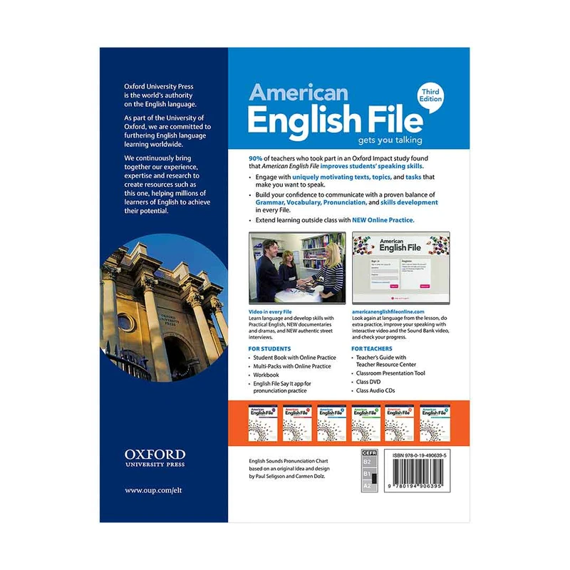 کتاب American English File 2 3rd edition اثر جمعی از نویسندگان انتشارات اکسفورد  عکس شماره 2