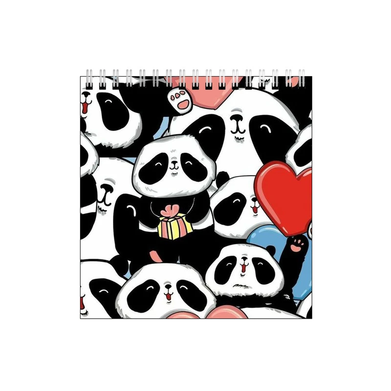 دفتر طراحی طرح پاندا و قلب کد 4830219