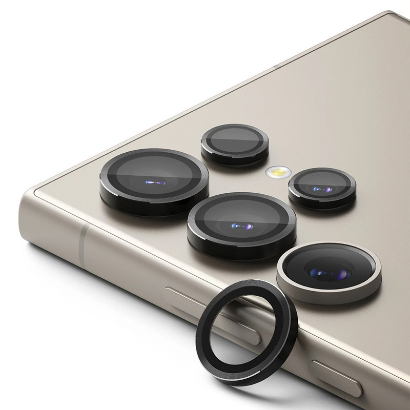محافظ لنز دوربین فلزی اسپریگ مدل Ring Metal Luxury مناسب برای گوشی موبایل Galaxy S26 Ultra