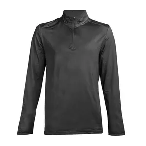 تی شرت آستین بلند ورزشی مردانه کریویت مدل نیم زیپ تو کرکی